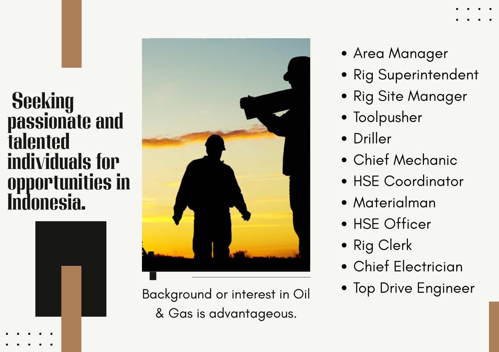 🌏 Job Opportunities in Indonesia – Oil & Gas Sector