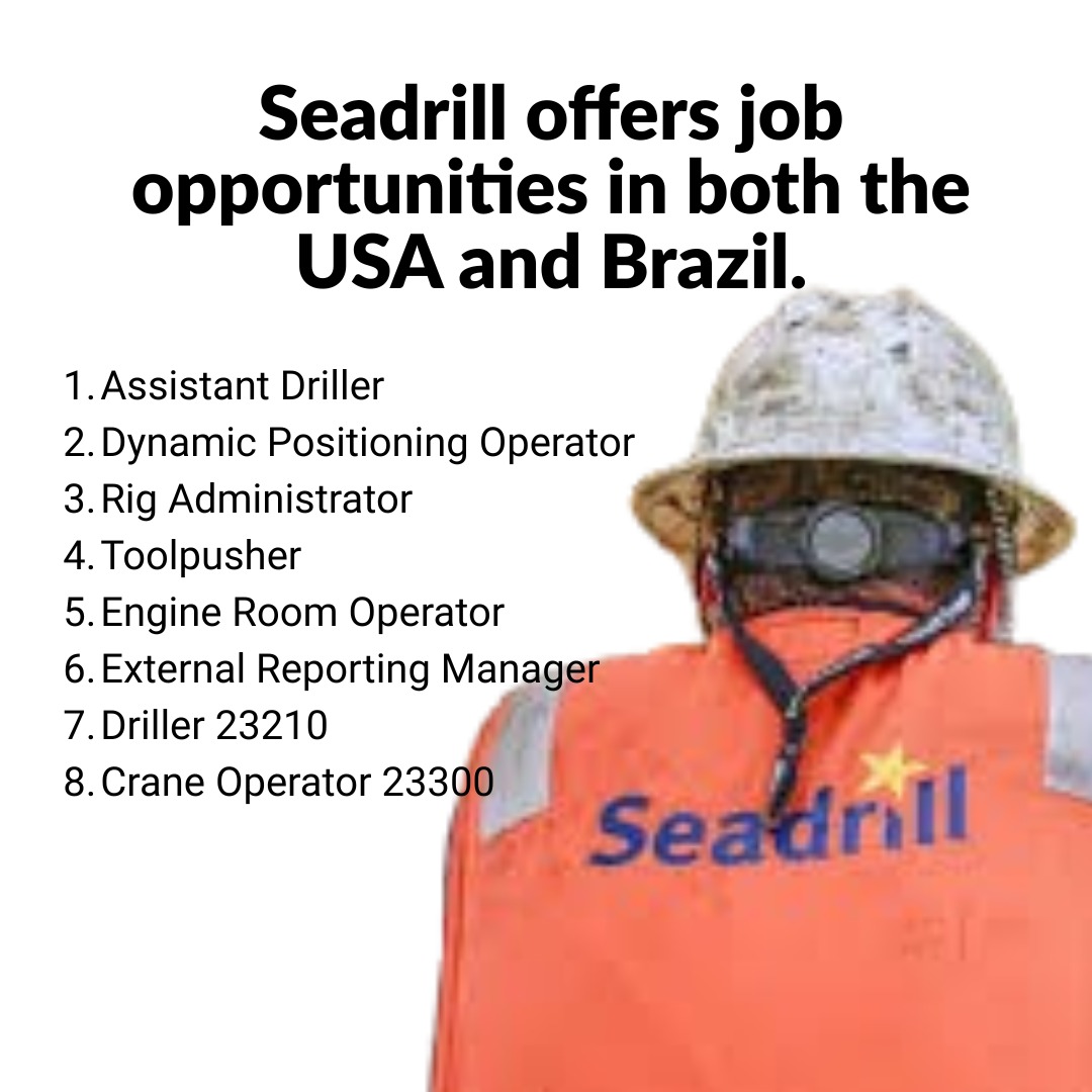 ⚡ Job Opportunities – Seadrill | USA & Brazil