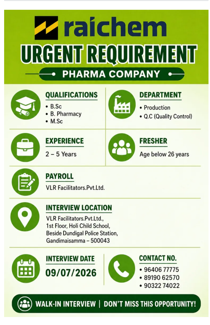 job opportunity for freshers