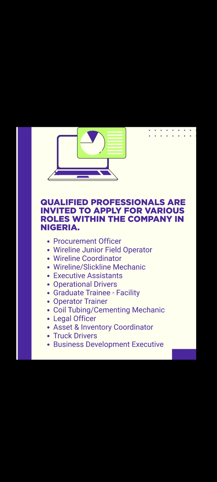 job opportunity in Nigeria