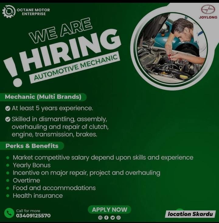 job opportunity in skardu