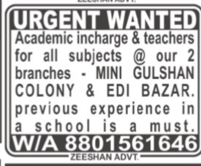 Job opportunity