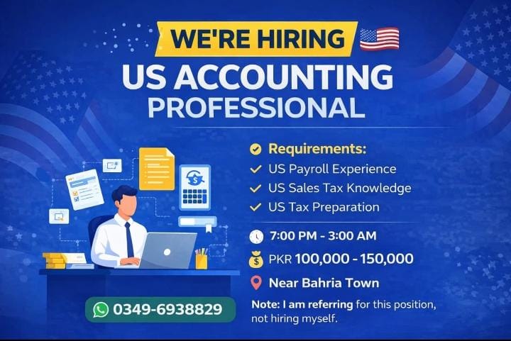 job recruitment  for a US Accounting