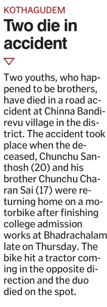 Kothagudem Accident News