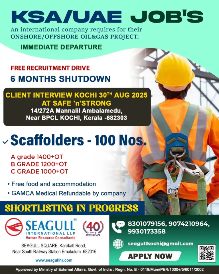 KSA/UAE – Scaffolders