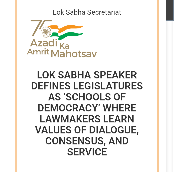 🏛️ Lok Sabha Speaker Addresses Rajasthan Legislative Assembly Event