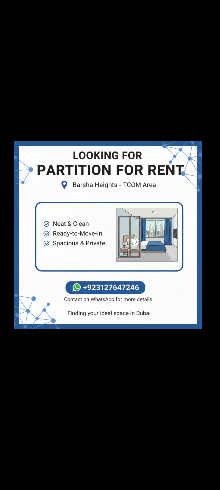 Looking for a partition In dubai