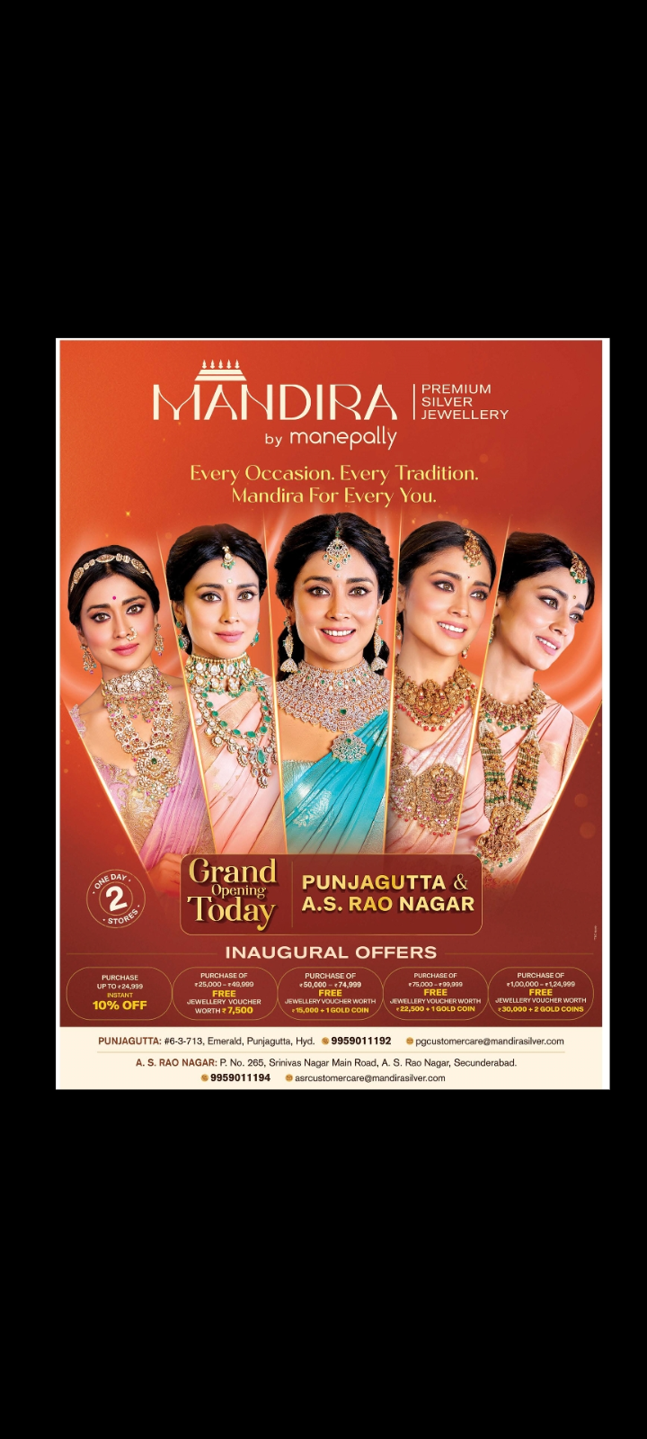 Mandira by Manepally Grand Opening & Inaugural Offers