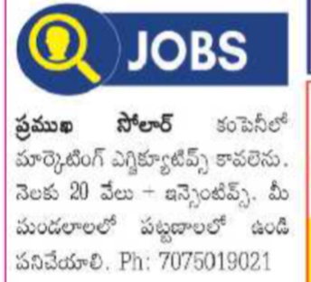 Marketing Executives Wanted