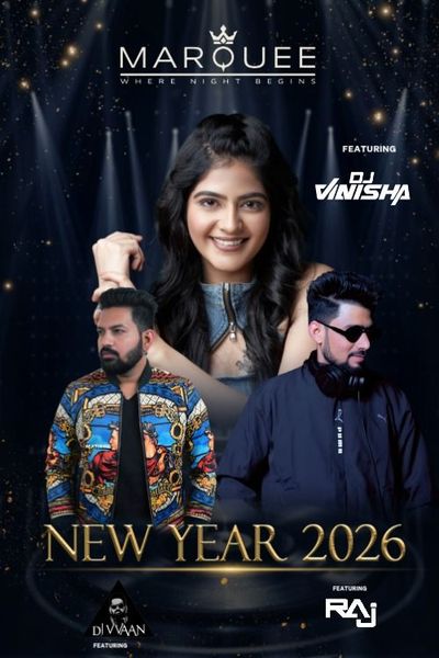 🎆 Marquee Club & Kitchen – Gachibowli Presents: New Year Eve Countdown 2026 🎆
