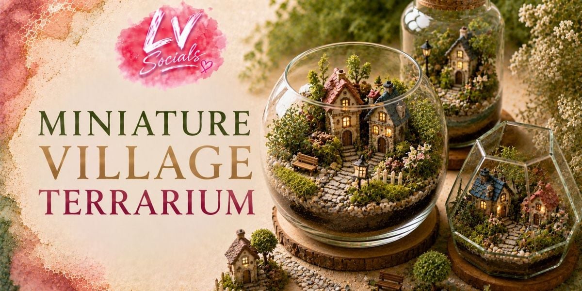 Miniature Village Terrarium Workshop – Hyderabad