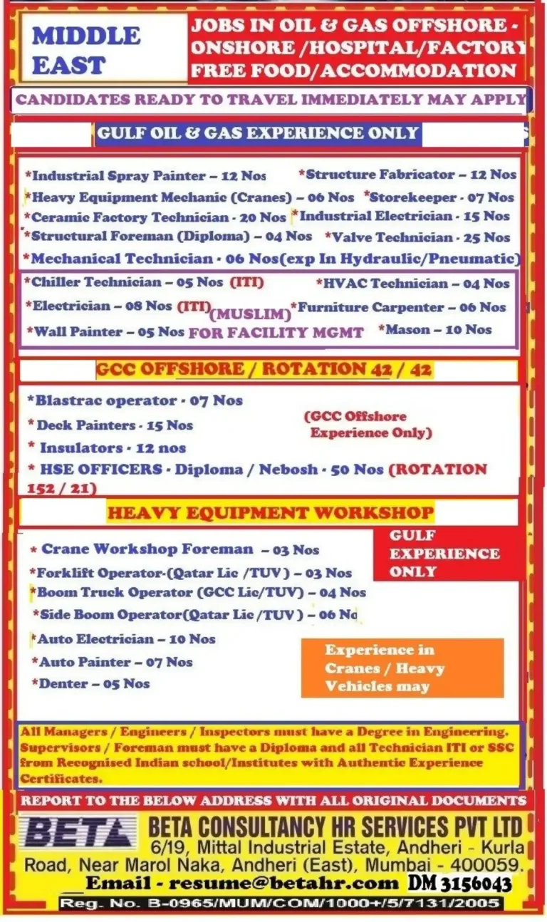 multiple job openings