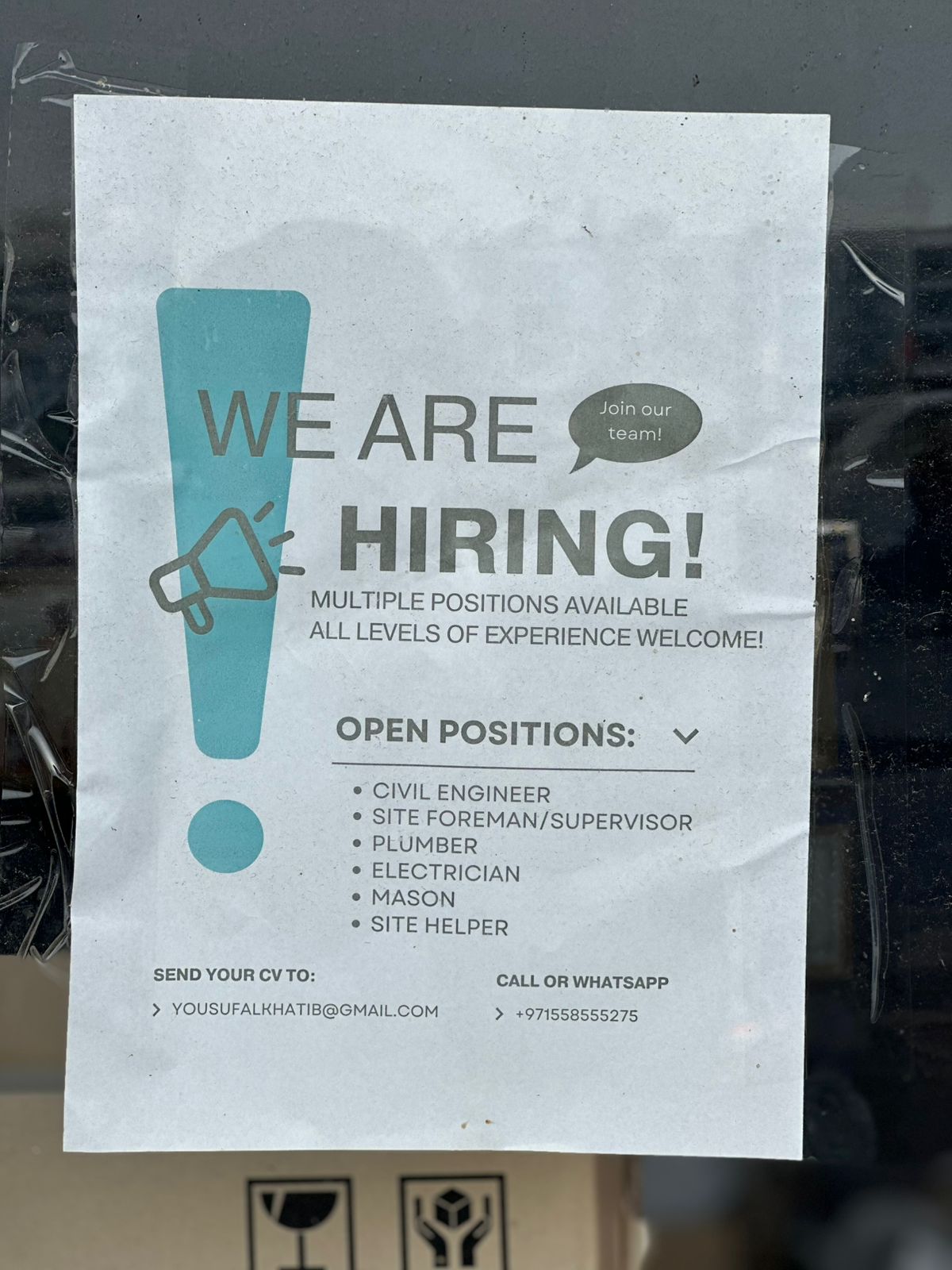 multiple vacancies in UAE
