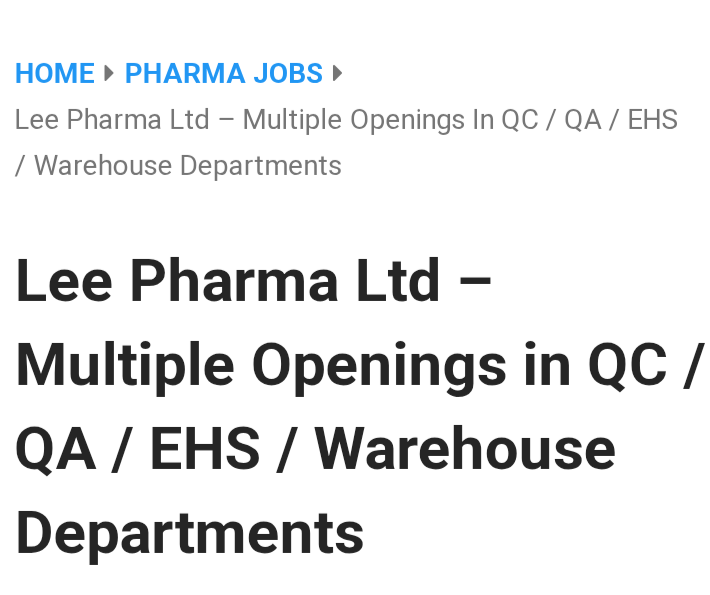 multiple vacancies
