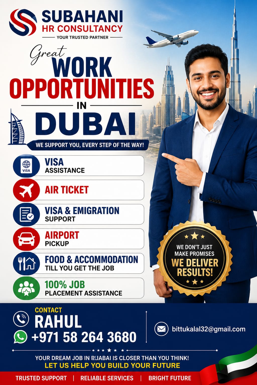 Multiple Work Opportunities in Dubai 🇦🇪