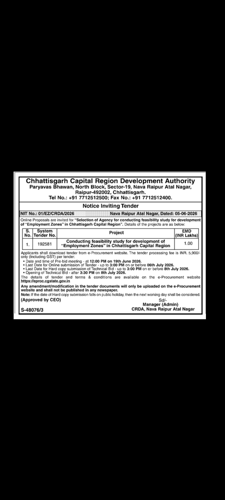 notice inviting tenders
