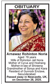 Obituary Arnawaz Rohinton Noria