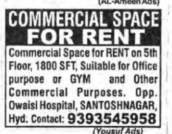 Office & Gym Space for sale