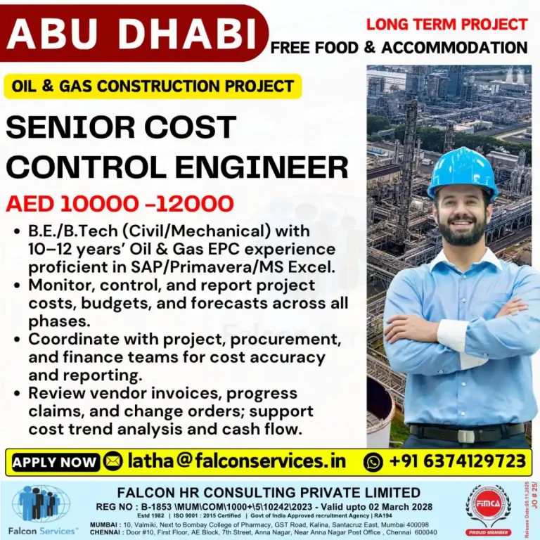 Oil & Gas Construction Project – Abu Dhabi