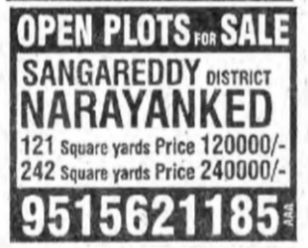 Open Plots for Sale