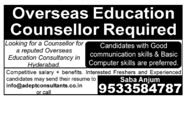 Overseas Education Counselor Recruitment