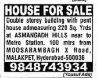 Penthouse for sale in Hyderabad