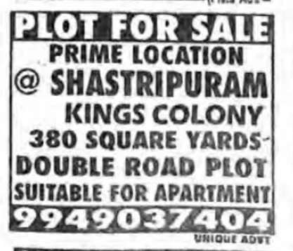Plot for sale