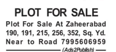 plots for sale