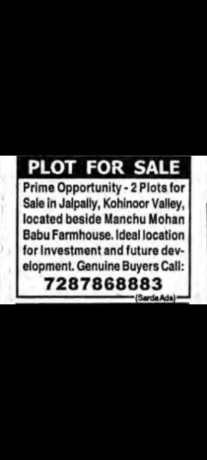Plots for Sale