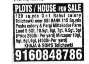 Plots / House for Sale – Tolichowki / Pargi