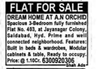 Premium 3 BHK Ready-to-Move Property for sale