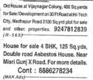 Properties for Sale / Development