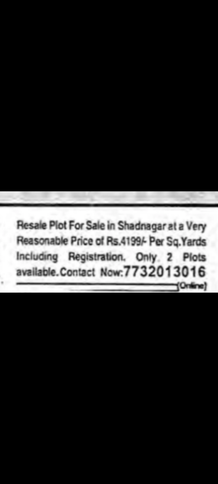 Resale Plots for Sale