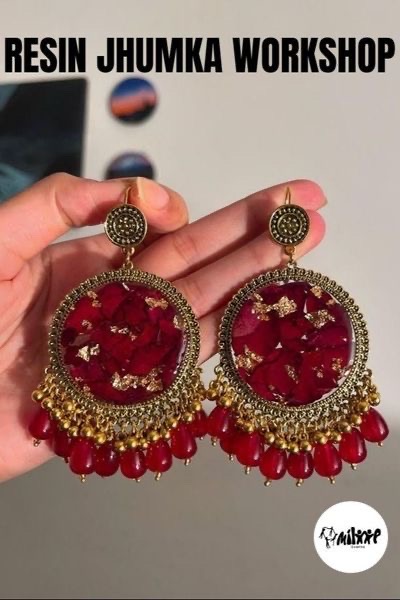 ✨💃 Resin Jhumka Workshop – Hyderabad