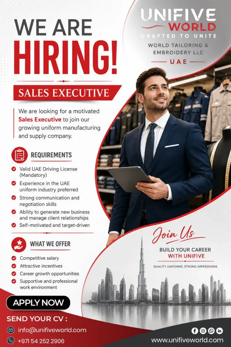 Sales Executive Required in UAE 📈🇦🇪