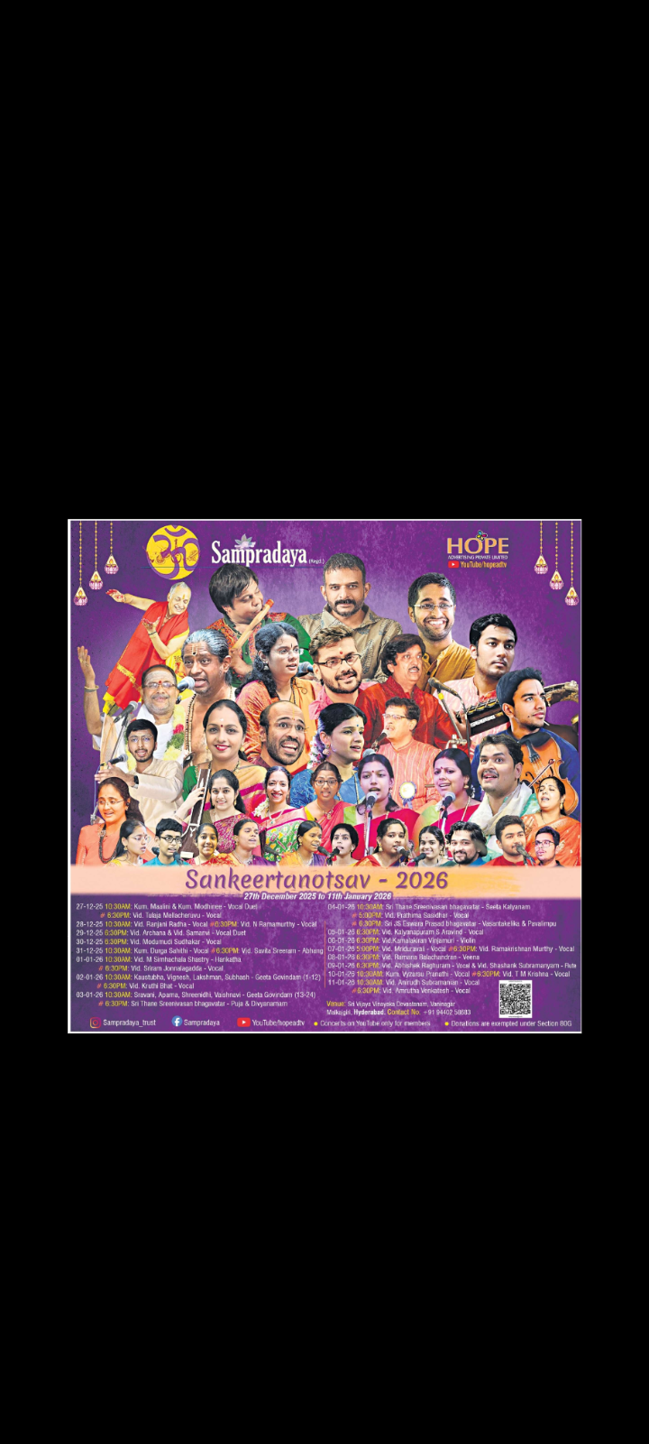 🎶✨ Sankeertanotsav – 2026 ✨🎶