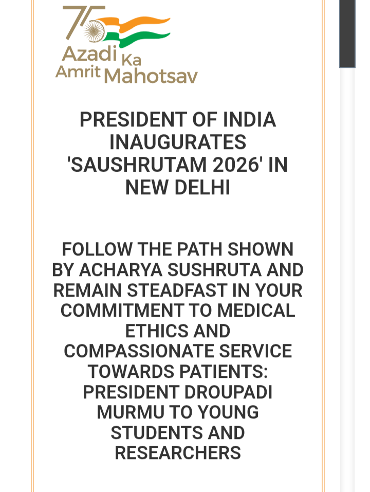 Saushrutam 2026 Inaugurated in New Delhi