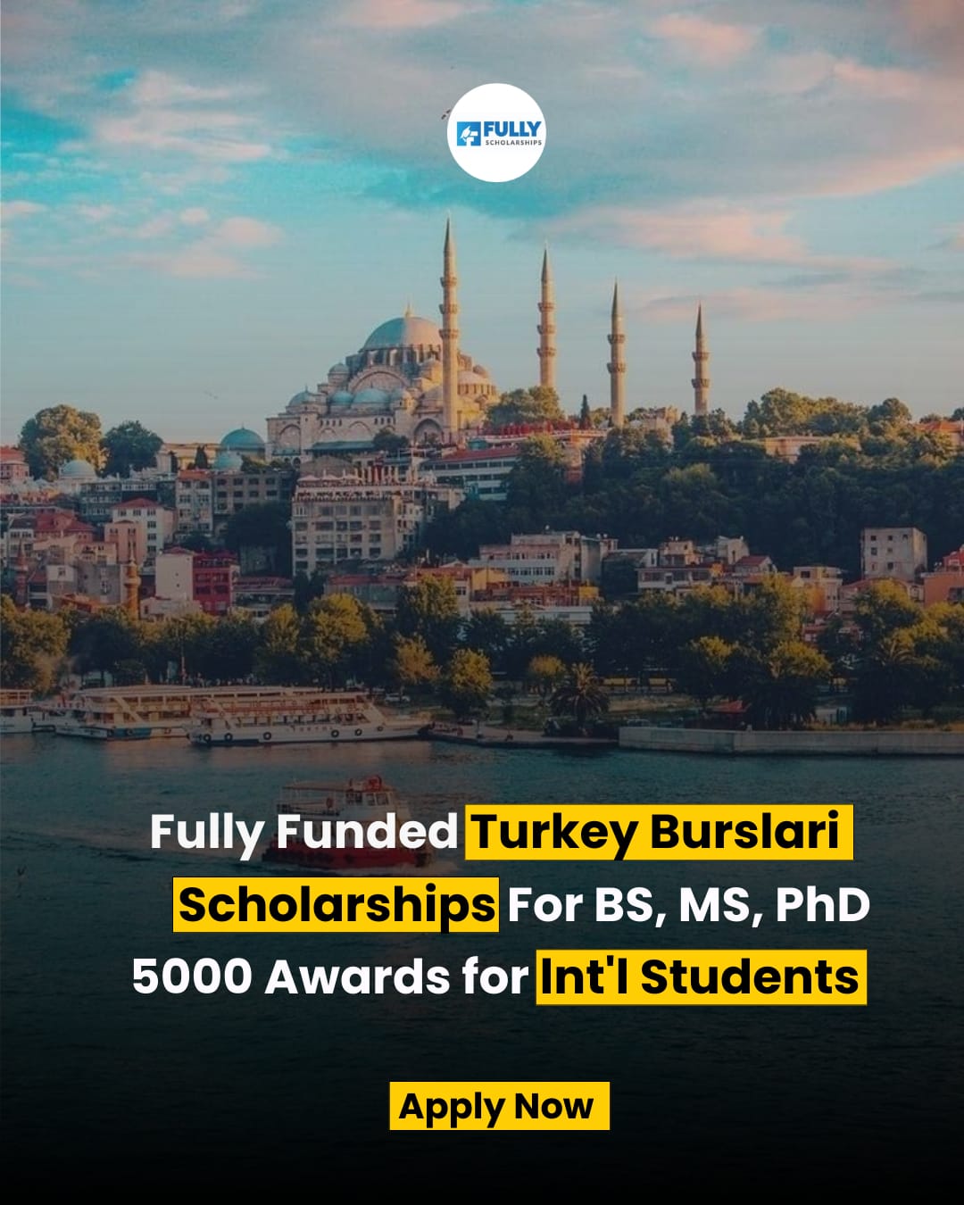 scholarship for All Degree Levels in Türkiye