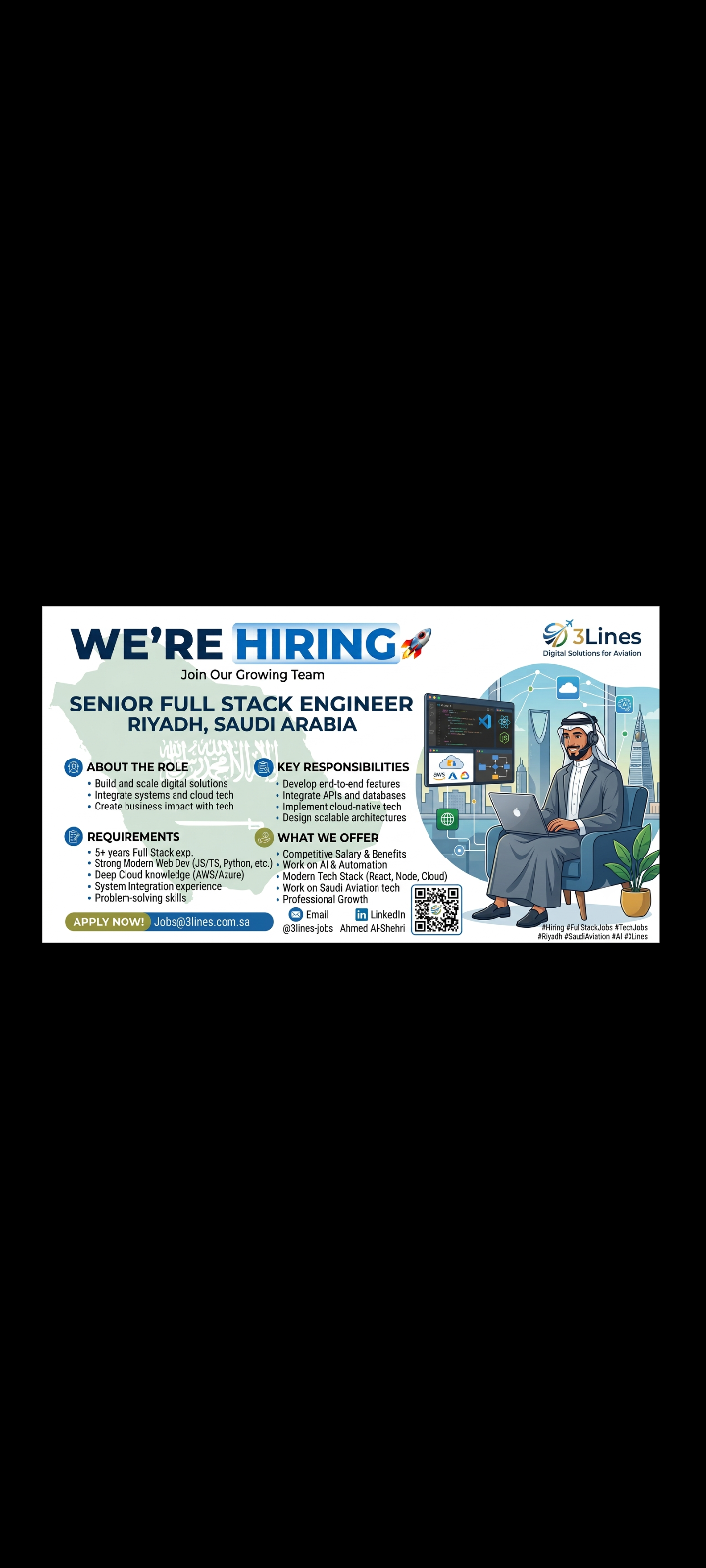 Senior Full Stack Engineer Required | Riyadh, Saudi Arabia
