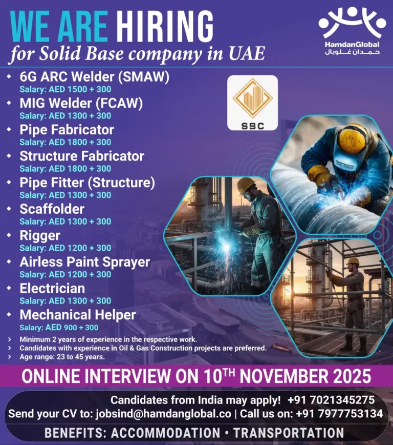 Skilled Trades – Solid Base Company (UAE)
