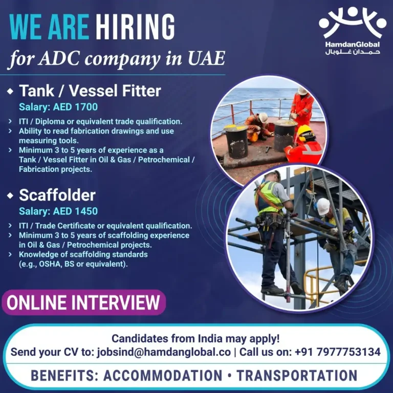 Tank/Vessel Fitter & Scaffolder