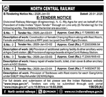 Tender notice