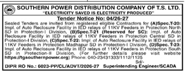 Tenders for Auto Reclosure Facility Implementation