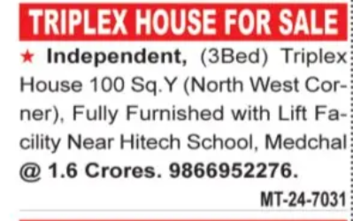 TRIPLEX HOUSE FOR SALE 🏡