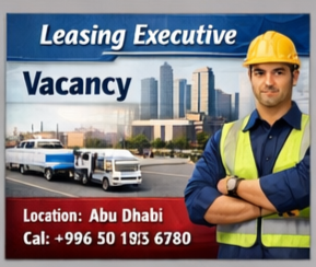 UAE hiring leasing executive