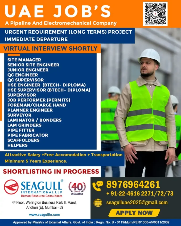 UAE – Pipeline & Electromechanical Project (Seagull International)