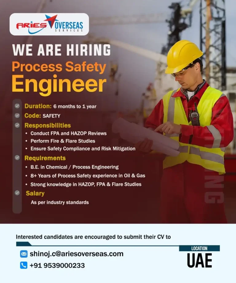 UAE: Process Safety Engineer