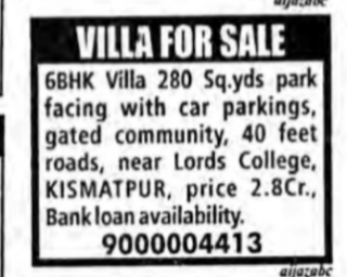 Villa for sale