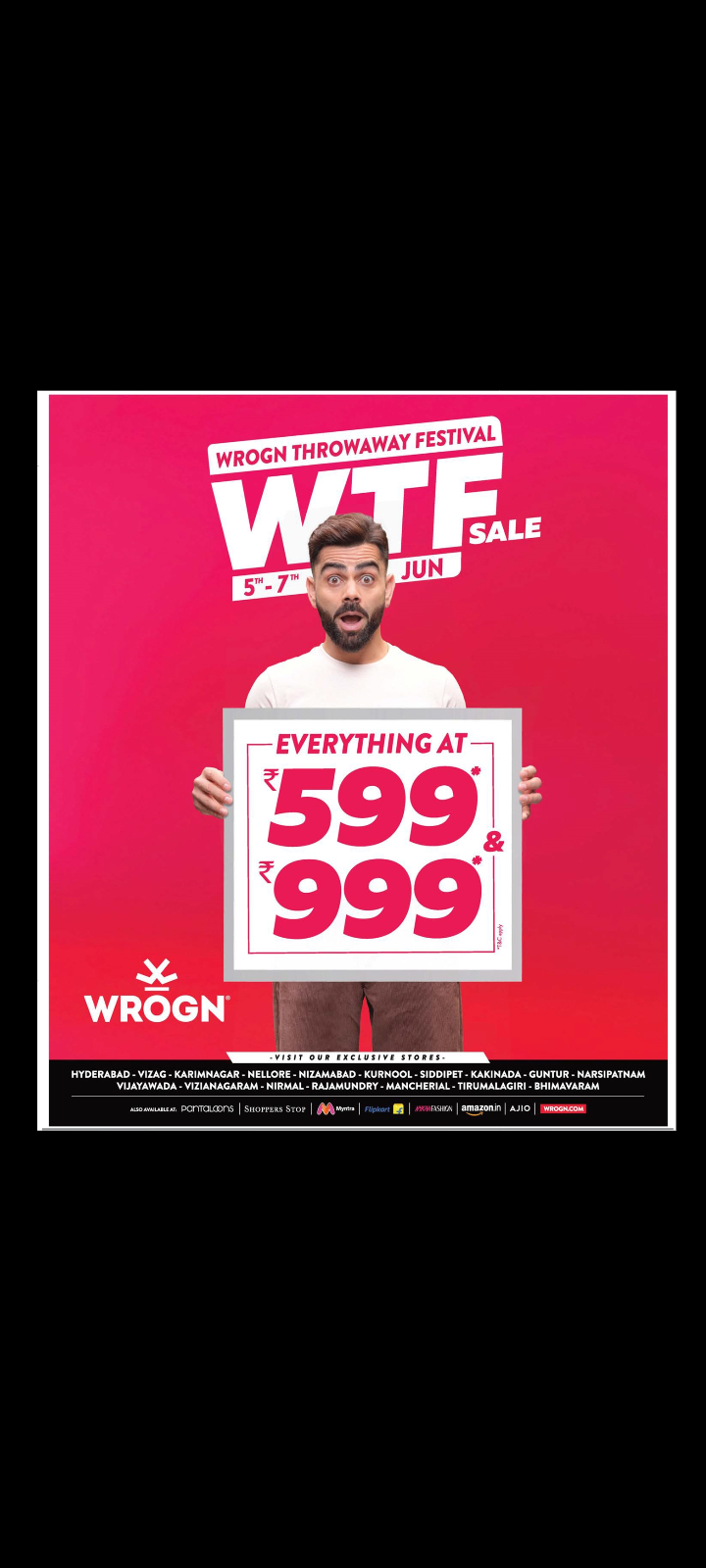 Wrogn WTF Sale!!!!
