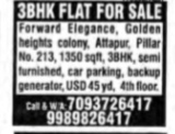 3BHK FLAT FOR SALE